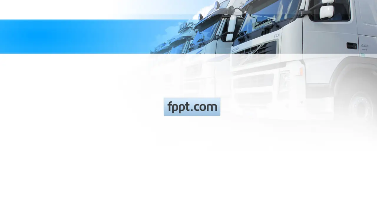 Free Truck PowerPoint Template