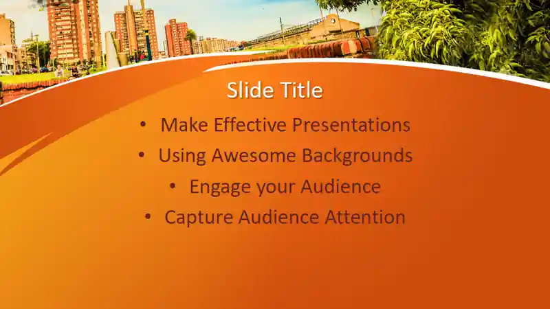 Free Urban PowerPoint Template