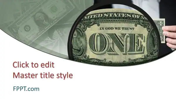 Free USD Dollar PowerPoint Template