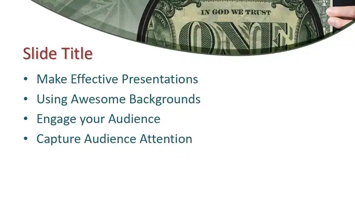 Free USD Dollar PowerPoint Template