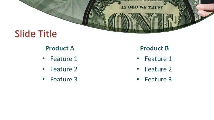 Free USD Dollar PowerPoint Template