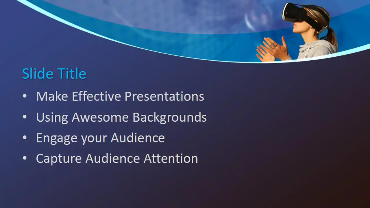 Free Virtual Reality PowerPoint Template