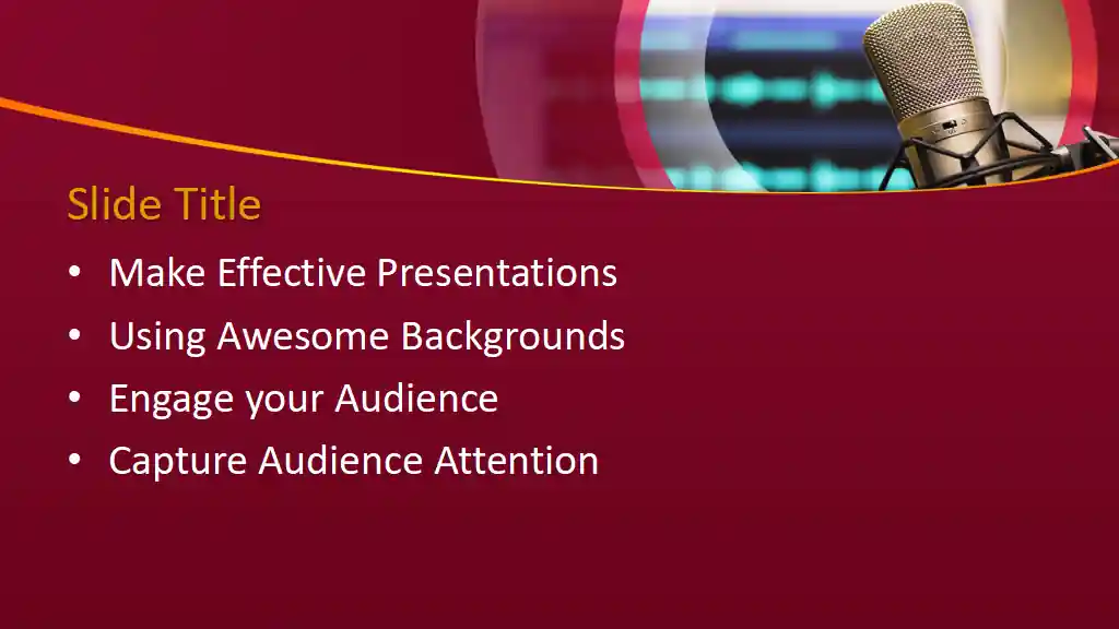 Free Voice PowerPoint Template