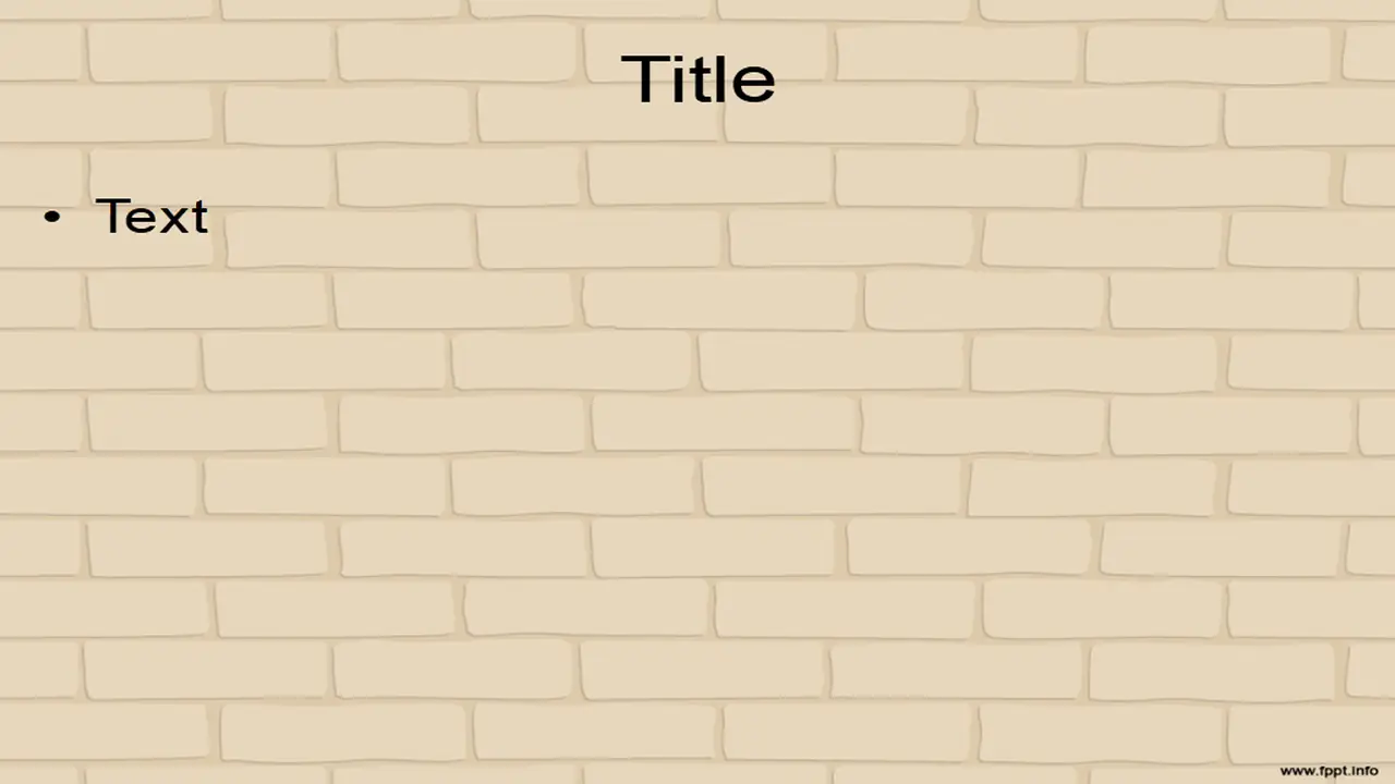 Free Wall Powerpoint Template