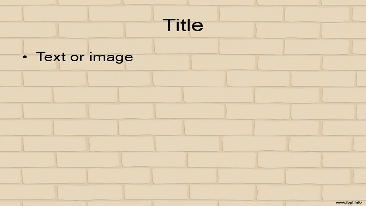 Free Wall Powerpoint Template