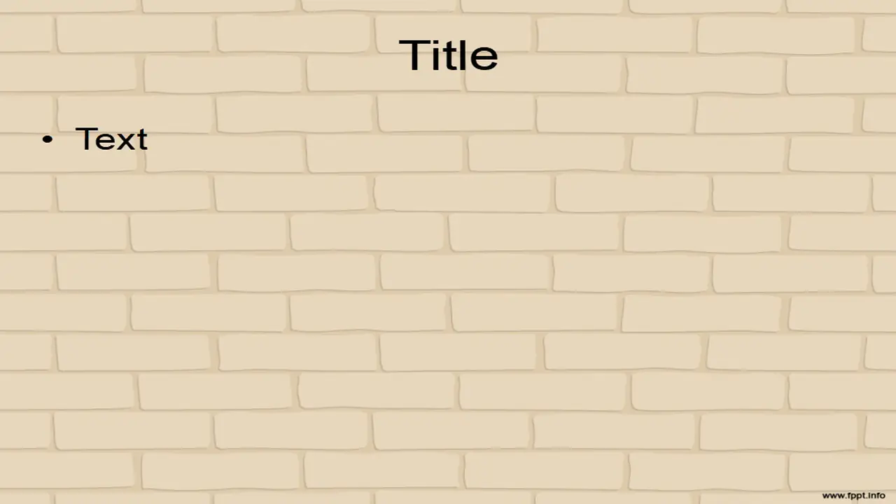 Free Wall Powerpoint Template