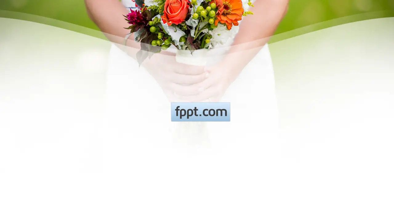 Free Wedding Bouquet PowerPoint Template