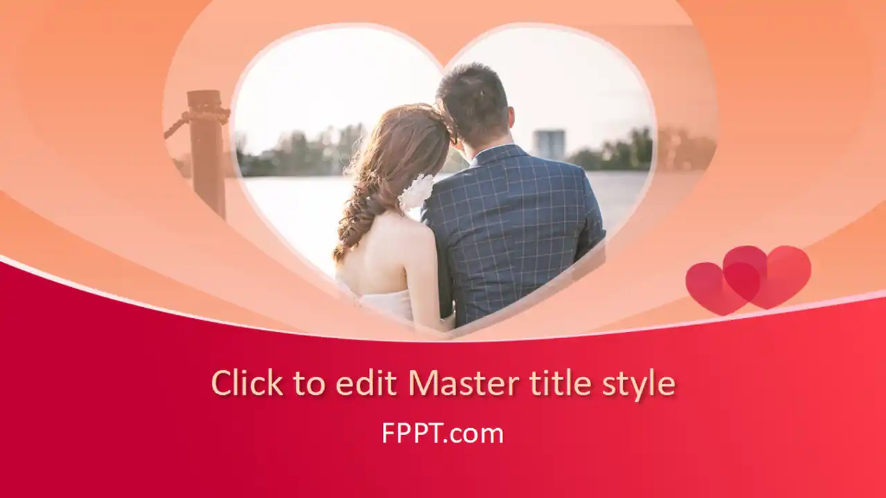 Free Wedding Couple PowerPoint Template