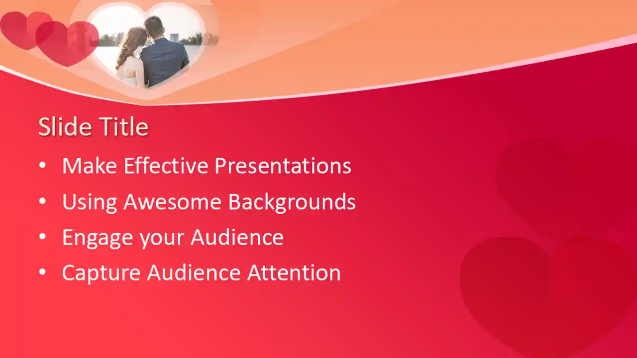 Free Wedding Couple PowerPoint Template