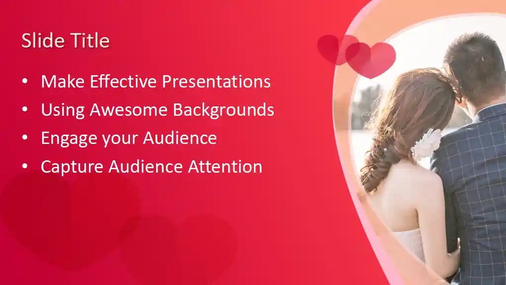 Free Wedding Couple PowerPoint Template