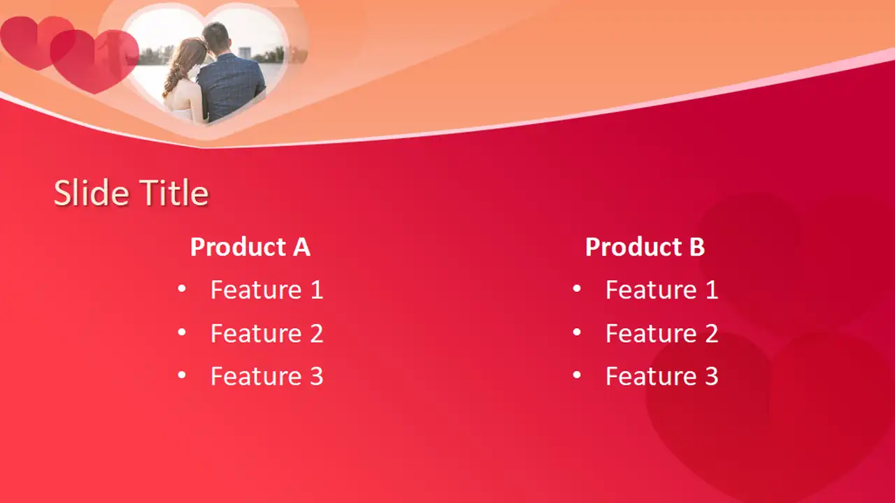 Free Wedding Couple PowerPoint Template