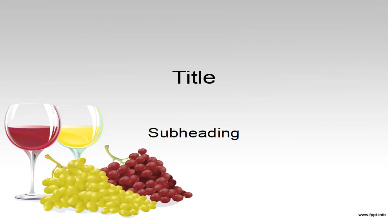 Free Wine Powerpoint Template
