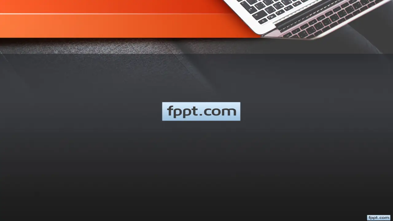 Free Working On Computer PowerPoint Template