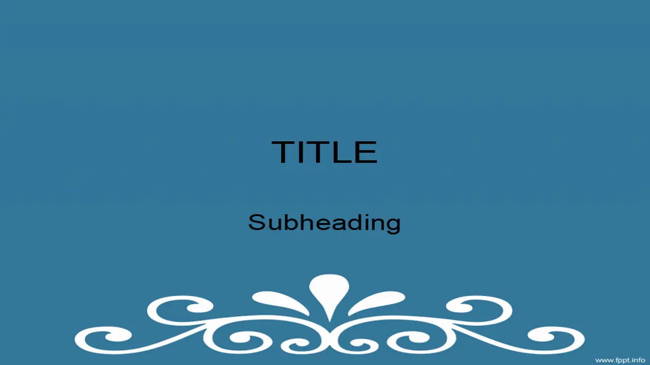 Free Wreath PPT Template