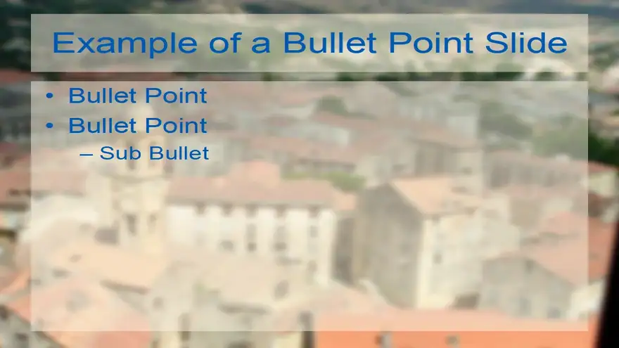 French Town Template