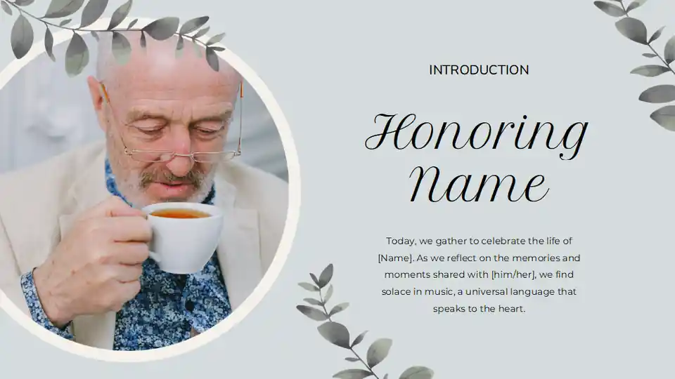Funeral Memorial Slideshow