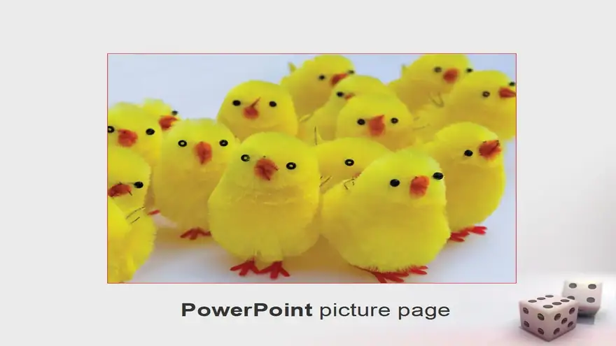 Gaming Dice PowerPoint Template