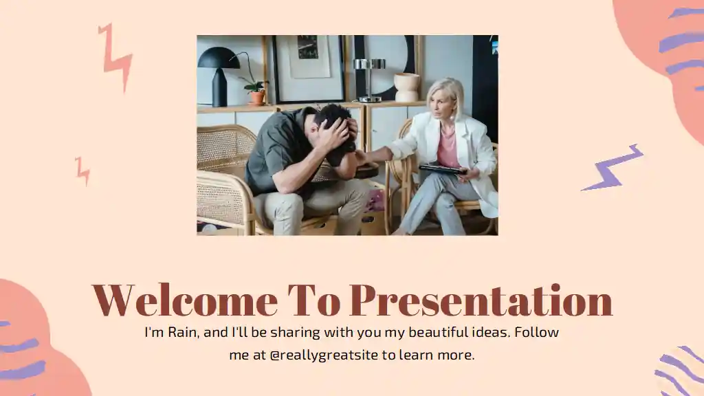 Geometric Abstract Depression Breakthrough Slides
