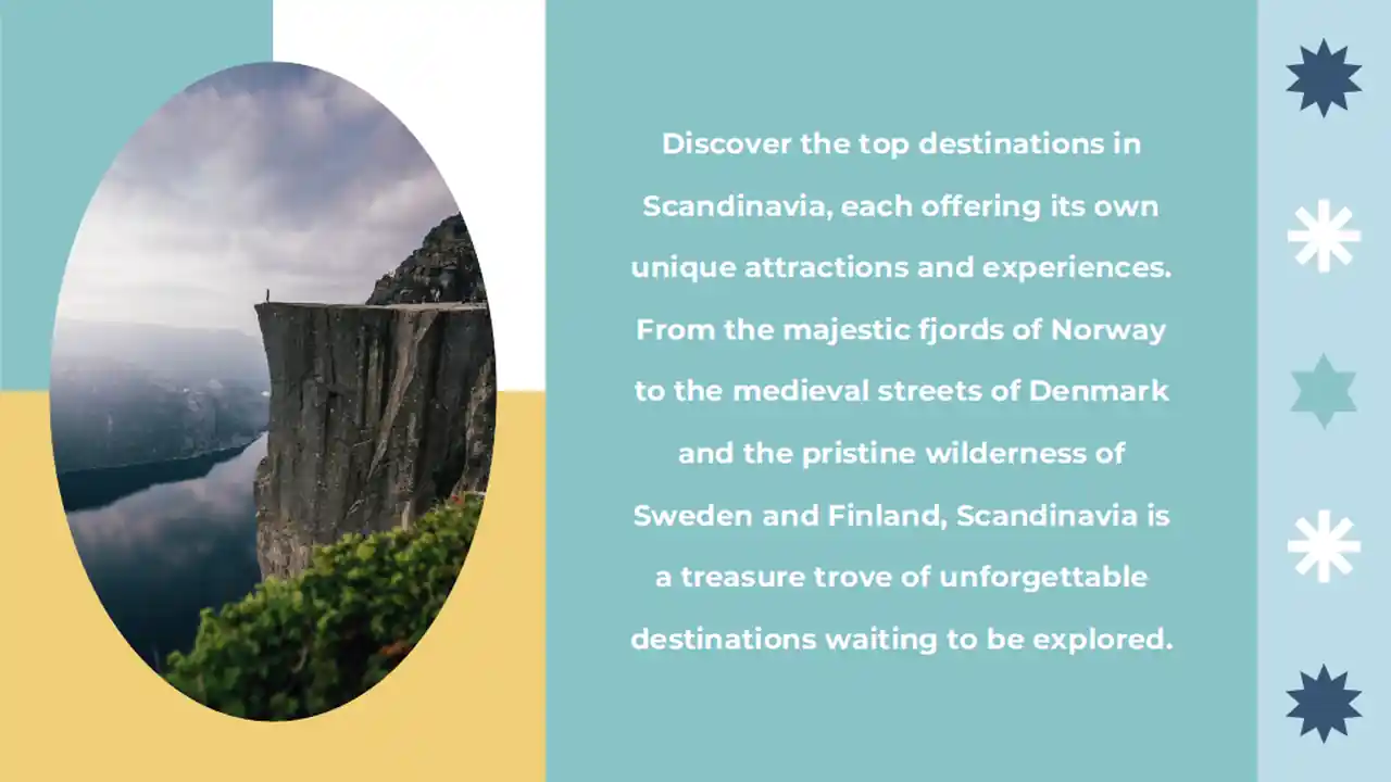 Geometric Scandinavia Travel Guide Slides