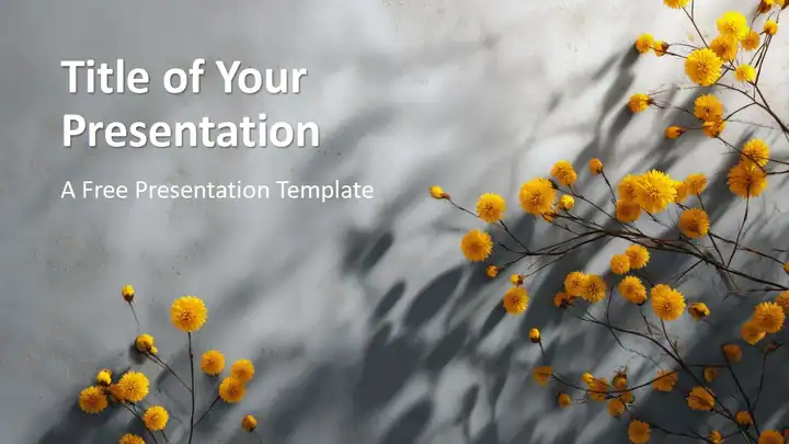 Golden Bloom Template