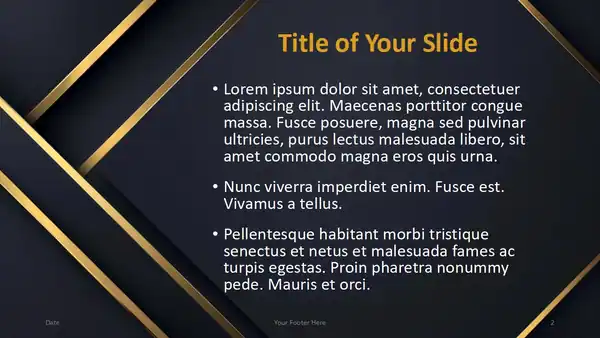 Golden Edge Template