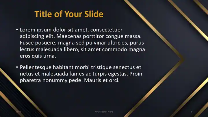 Golden Edge Template