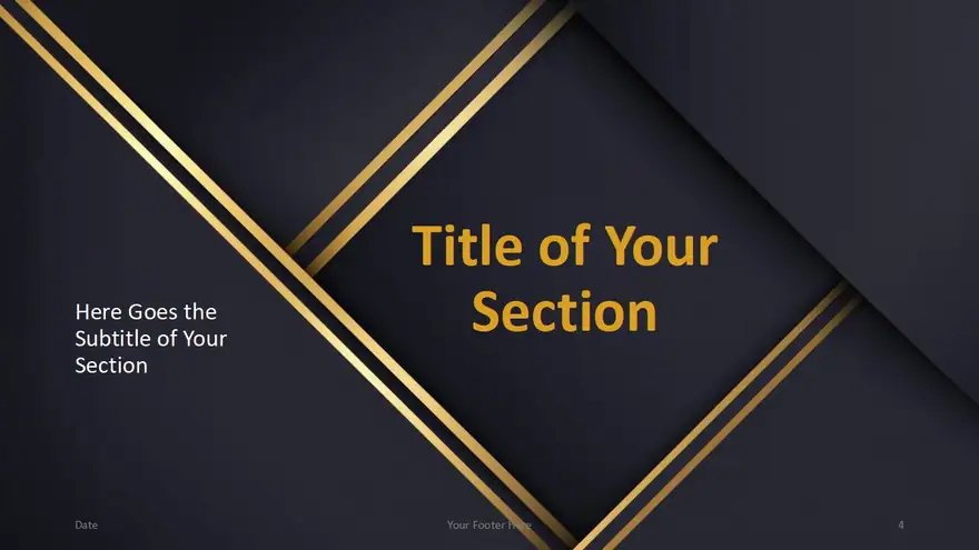 Golden Edge Template