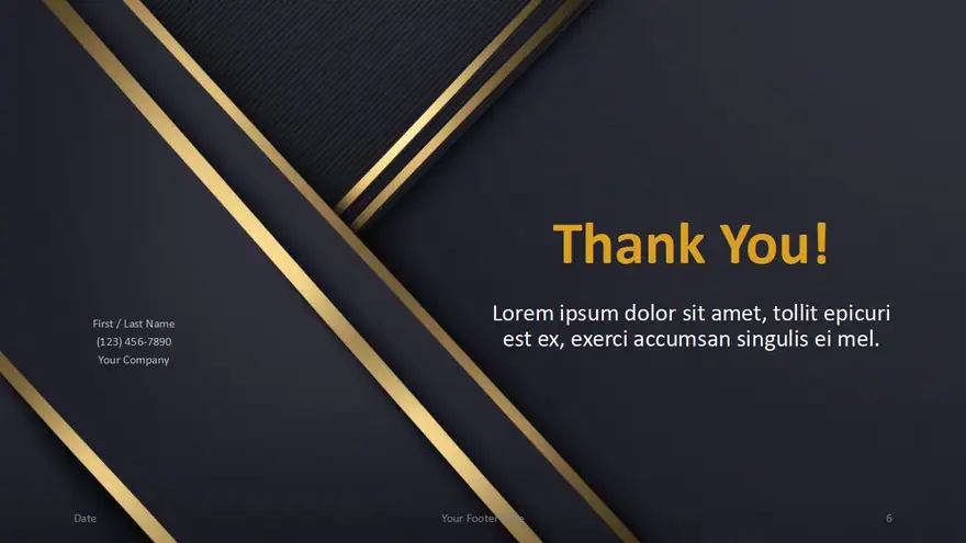 Golden Edge Template