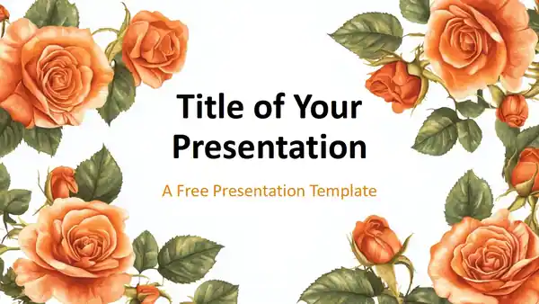 Golden Rose Template
