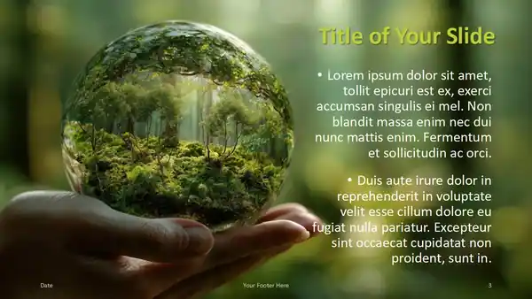 Green Sphere Vision Template