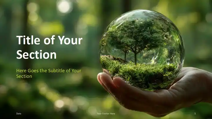 Green Sphere Vision Template