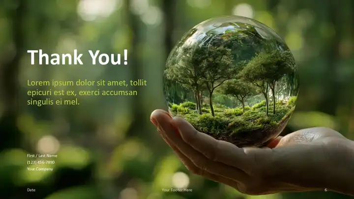 Green Sphere Vision Template