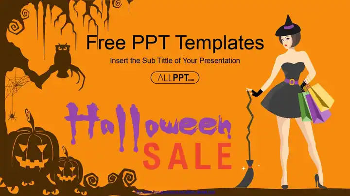 Halloween Big Sale PowerPoint Templates