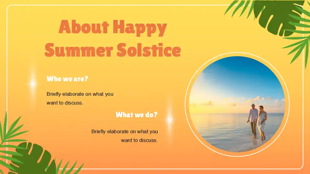 Happy Summer Solstice Slides