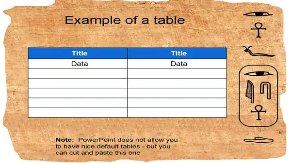 Hieroglyph PowerPoint Template