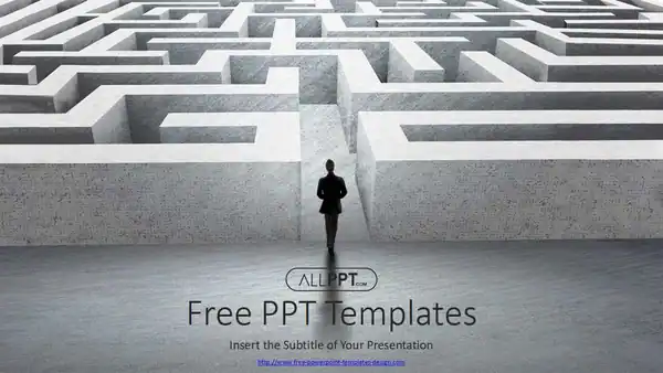 Huge Business Maze PowerPoint Templates