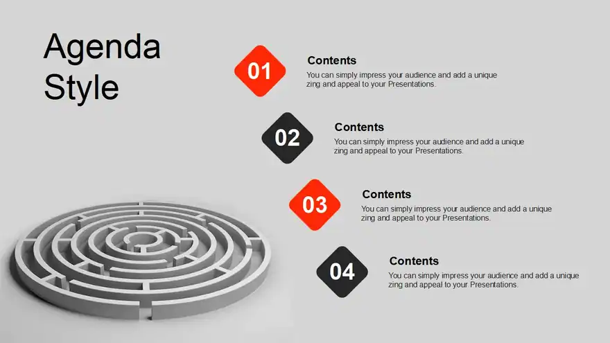 Huge Business Maze PowerPoint Templates