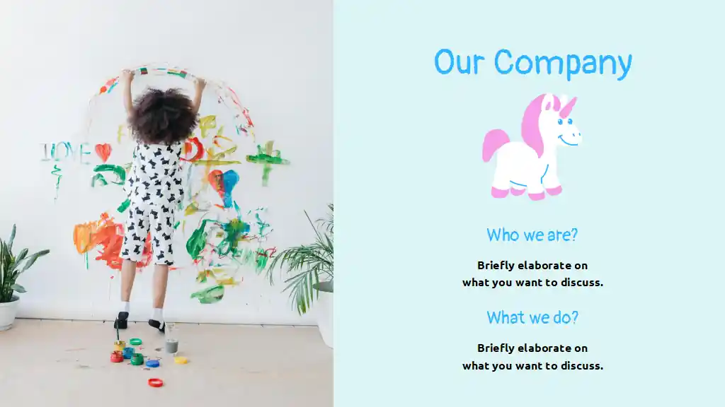 Illustrated Kids Room Decoration Project Proposal Slides