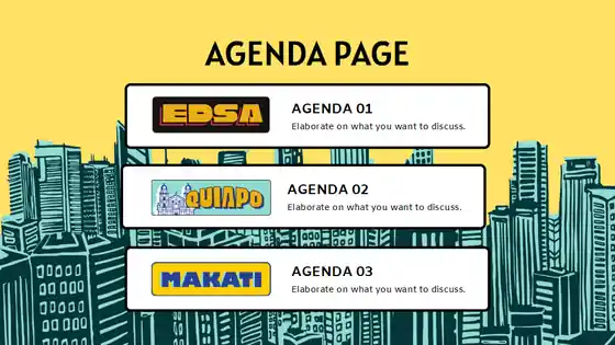 Illustrated Tara na sa Maynila Slides