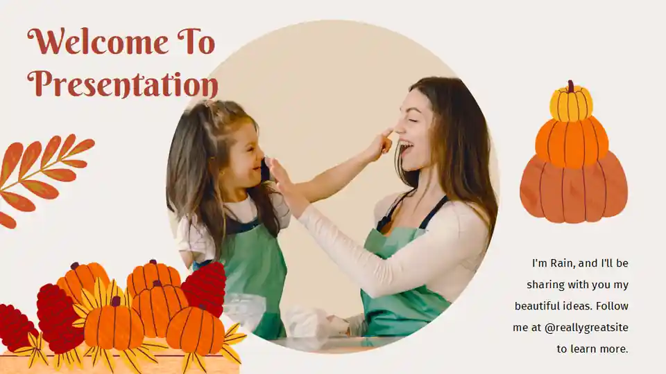 Illustrated Thanksgiving Traditions Slides
