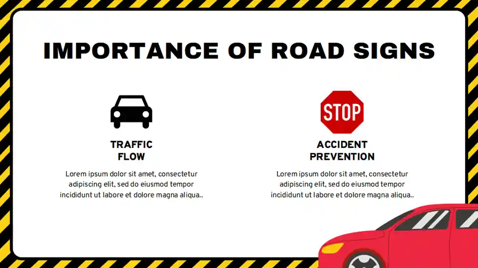 Illustrated Theoretical Driving Workshop: Traffic Signs Slides