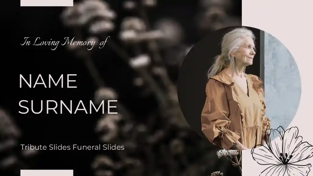 In Loving Memory Tribute Funeral Slides