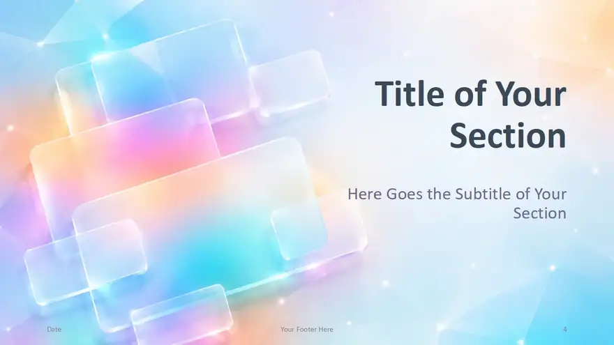 Iridescent Tiles Template