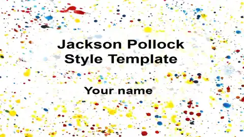 Jackson Pollock PowerPoint Template