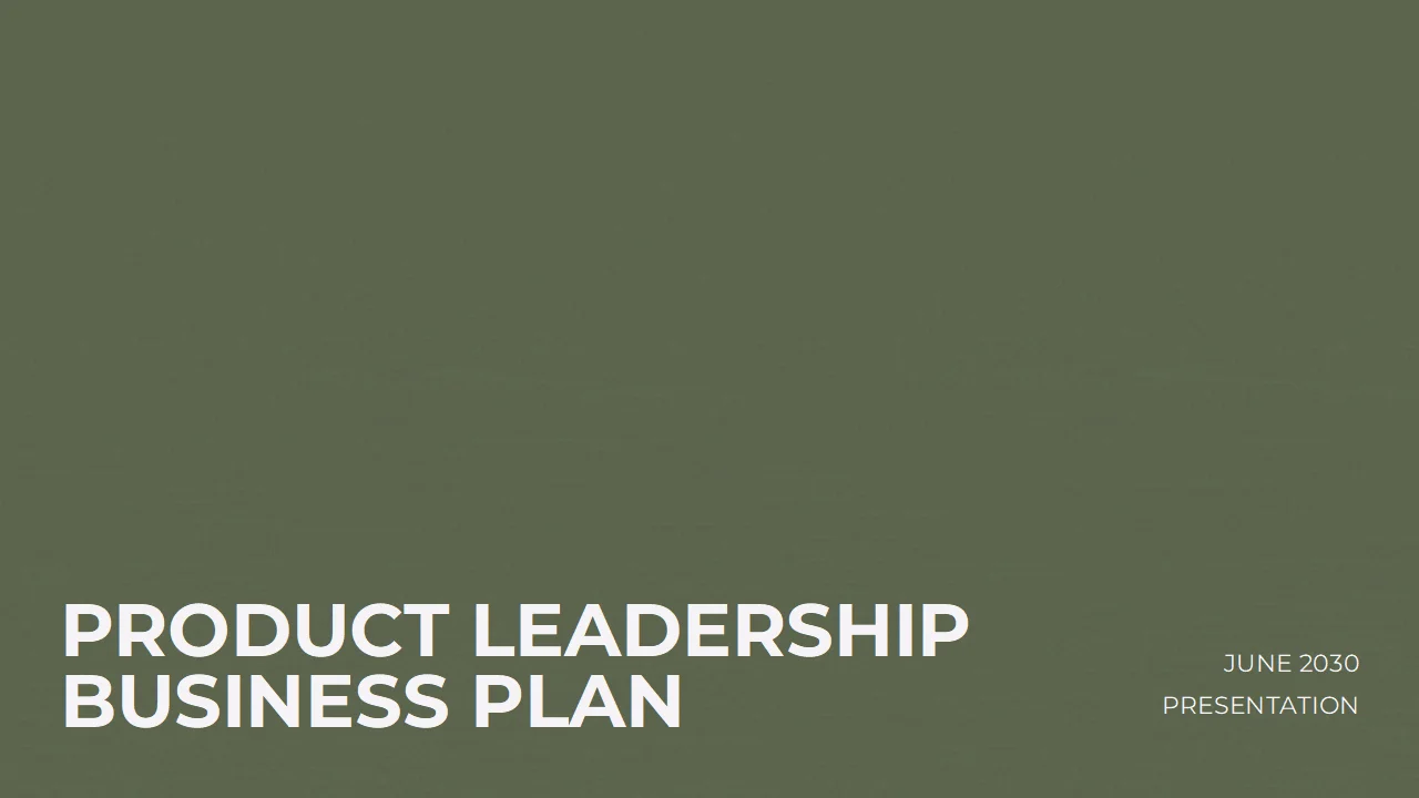 Lean Business Case