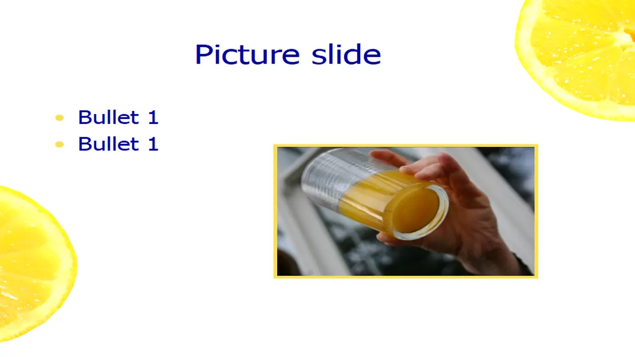 Lemons PowerPoint template