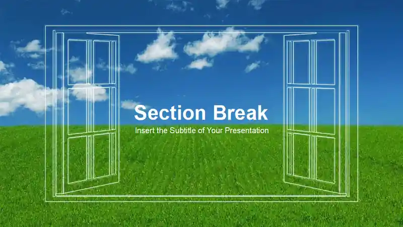 Line House PowerPoint Templates