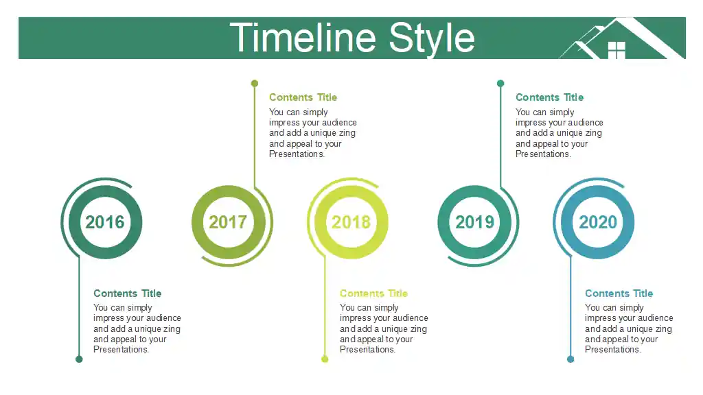 Line House PowerPoint Templates