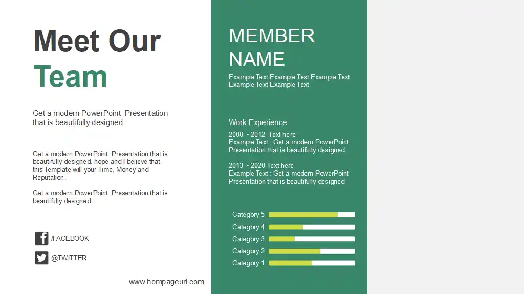 Line House PowerPoint Templates
