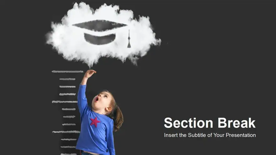 Little Child Measuring Growth PowerPoint Templates